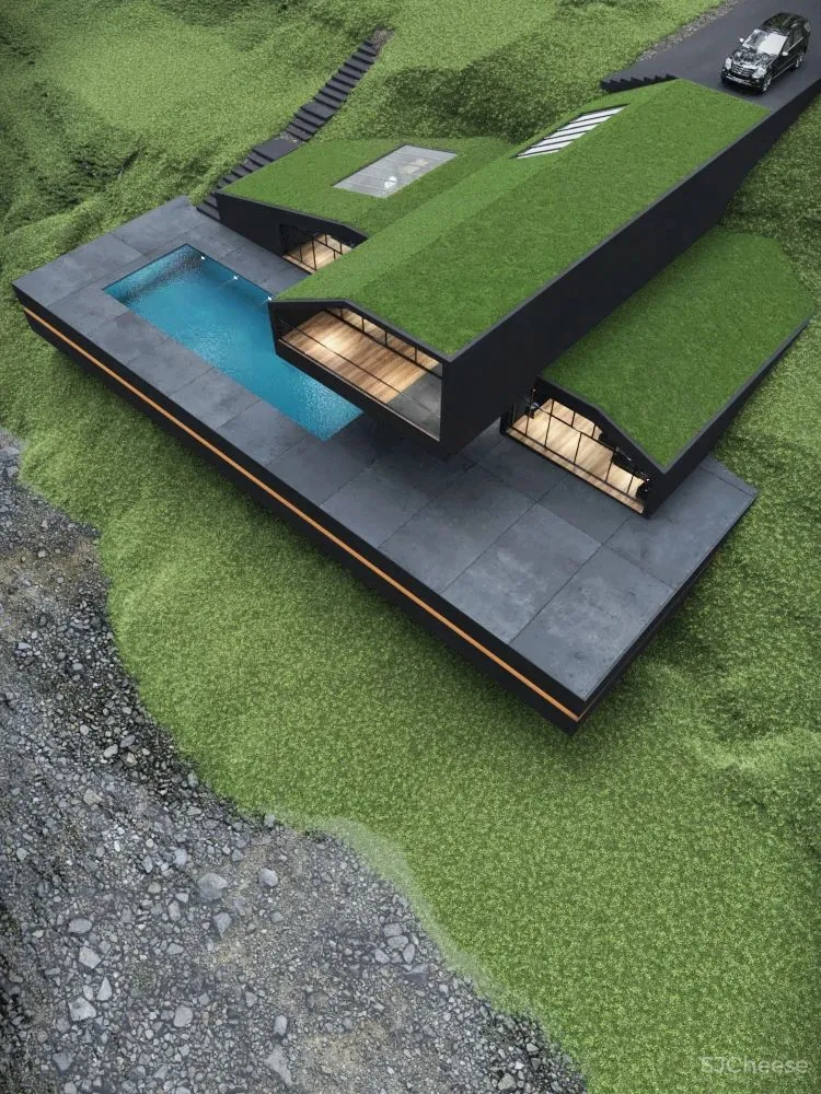 黑色别墅,如此好看!