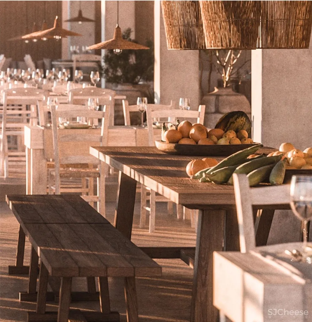 地中海风餐厅,用餐讲究的是环境与心情