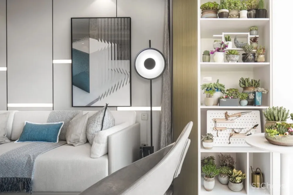 57㎡现代简约,温馨优雅的质感,让小户型也档次自然