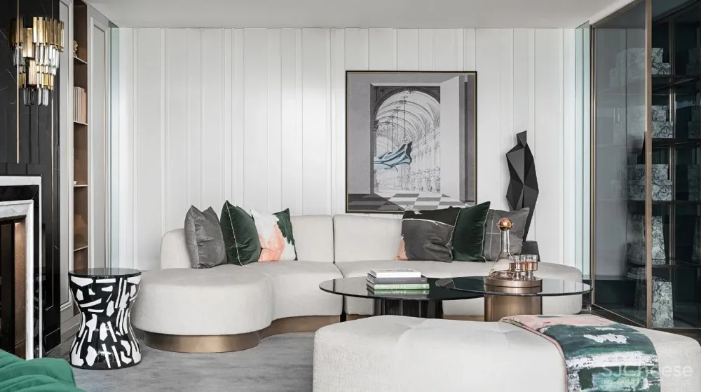 伶居设计:396㎡温雅艺术大宅,舒意生活,比诗浪漫!