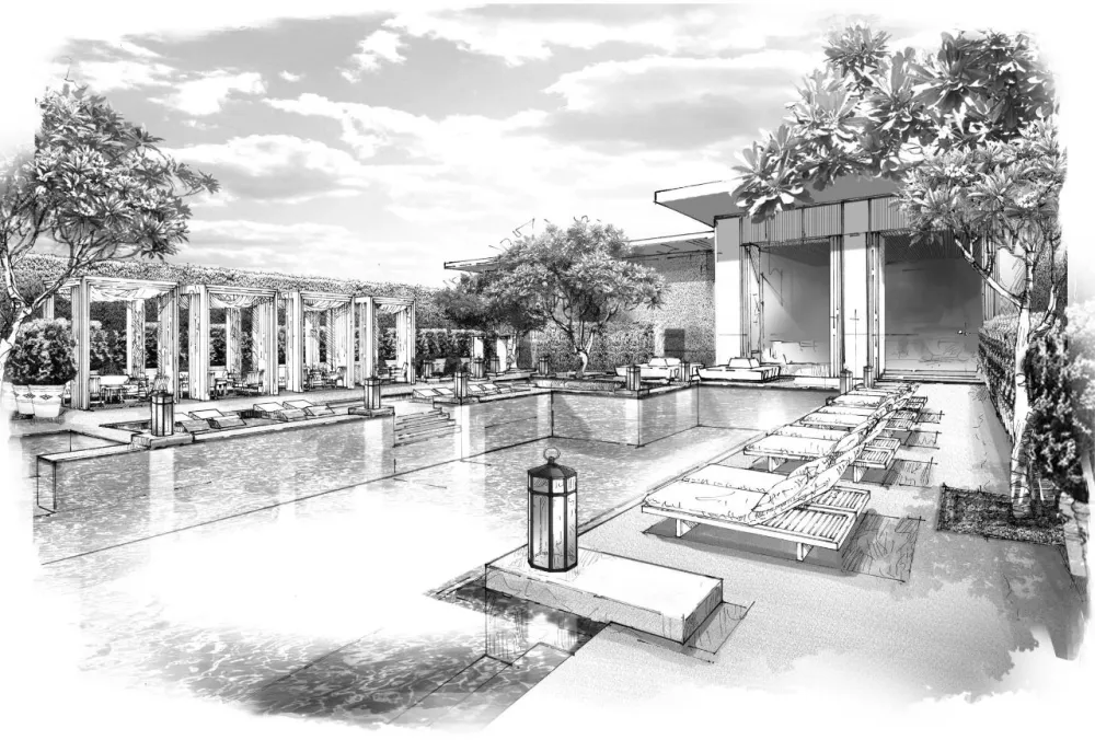 设计巨匠JAYA遗作 9月8日开业的厦门「安达仕」酒店 效果图和落地实景对比照片