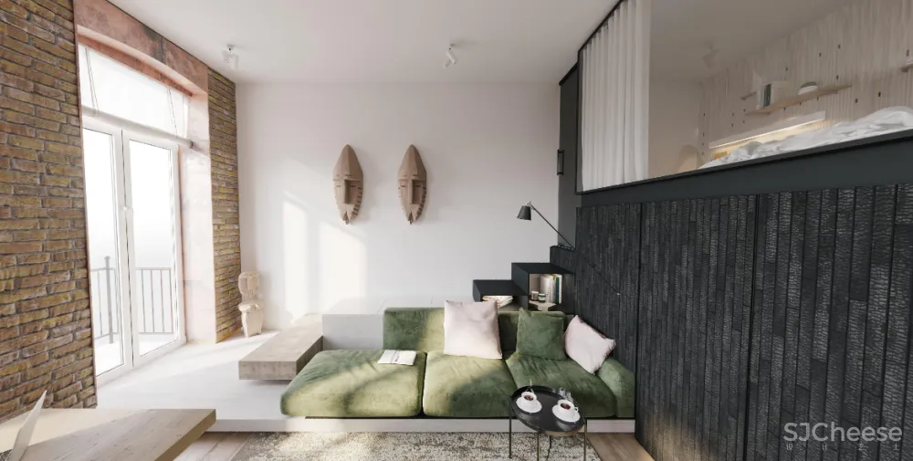 这样设计 LOFT,好看又省空间!