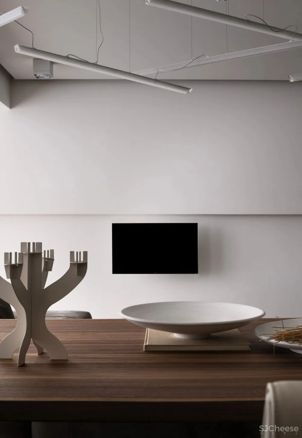 310㎡水泥灰 原木,质朴舒适!