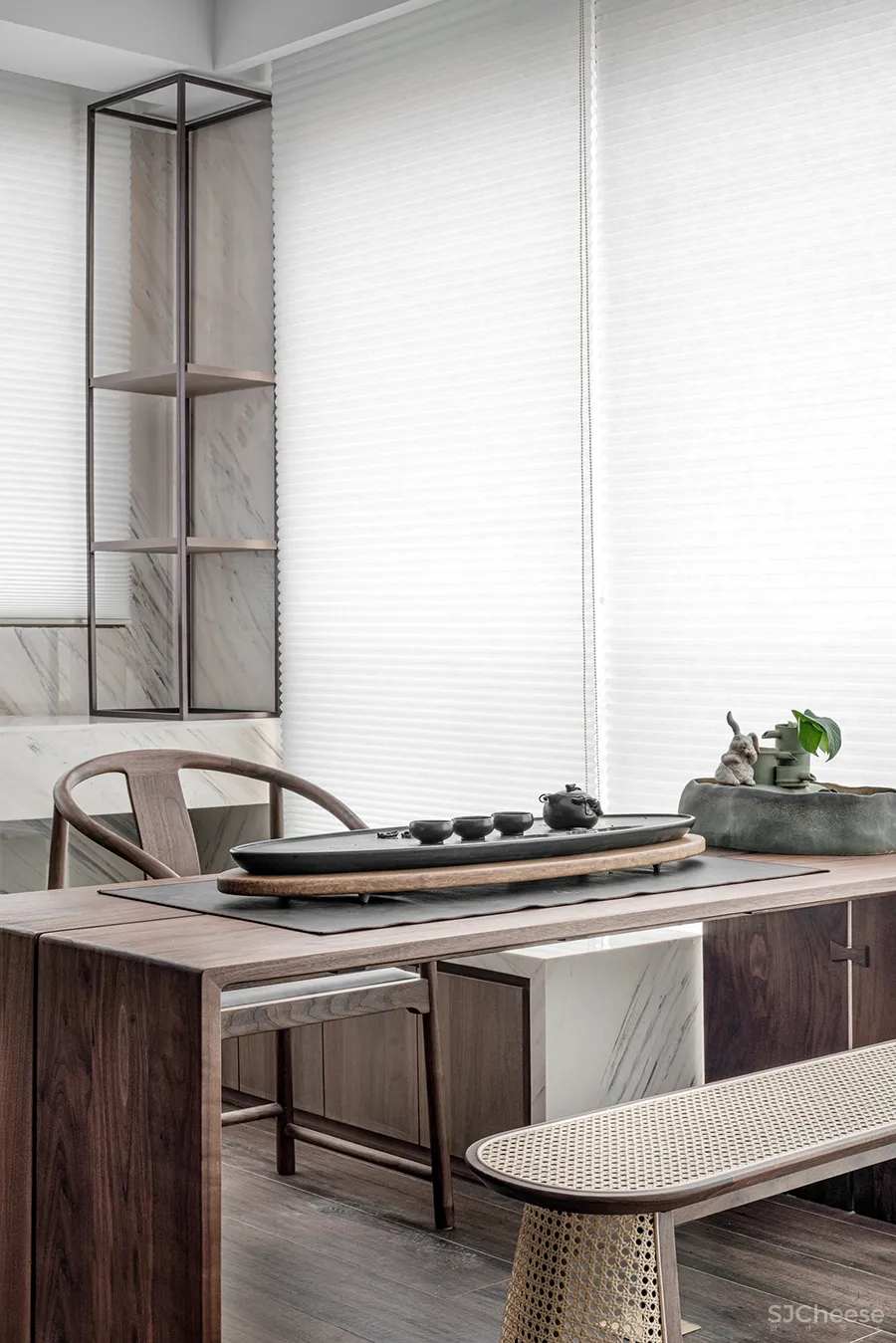 235㎡极简中式,越少越高级!