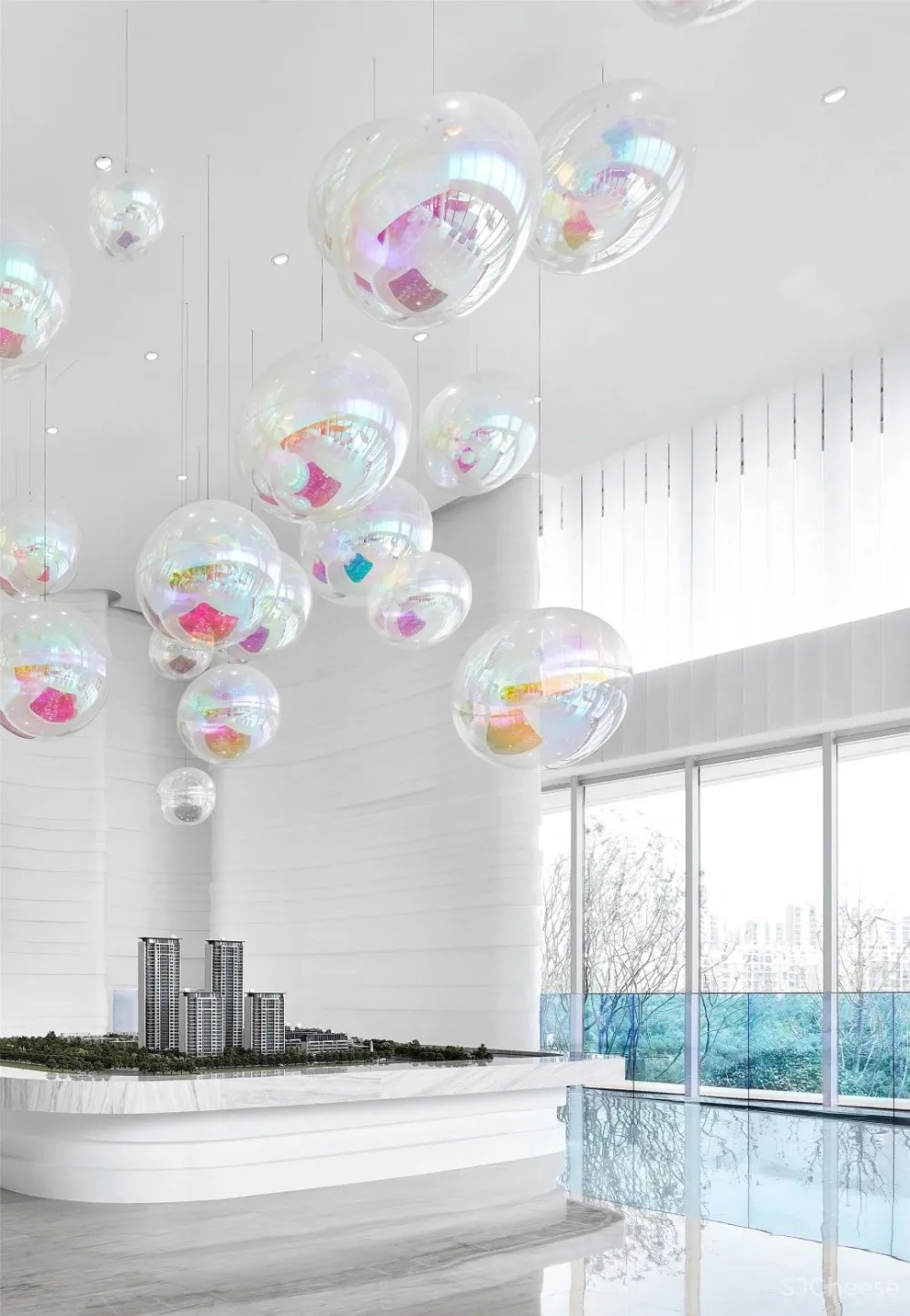 和谐韵律演绎售楼空间刚性之美 |EH DESIGN 易和