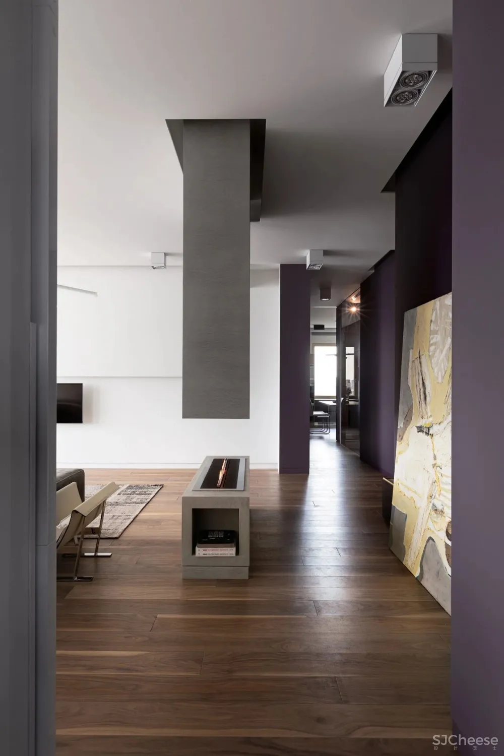 310㎡水泥灰 原木,质朴舒适!