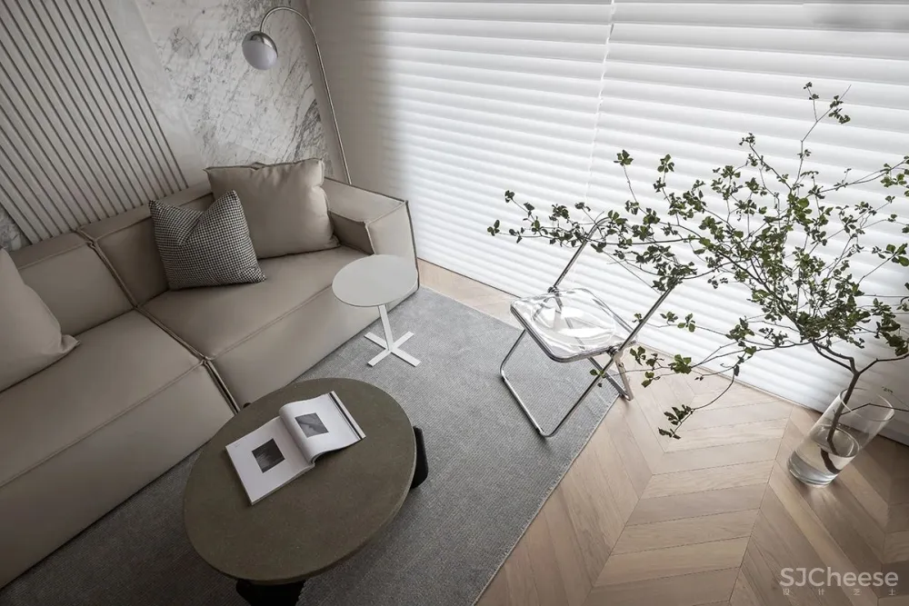 大理石 艺术漆,诠释质朴侘寂美学 观致设计