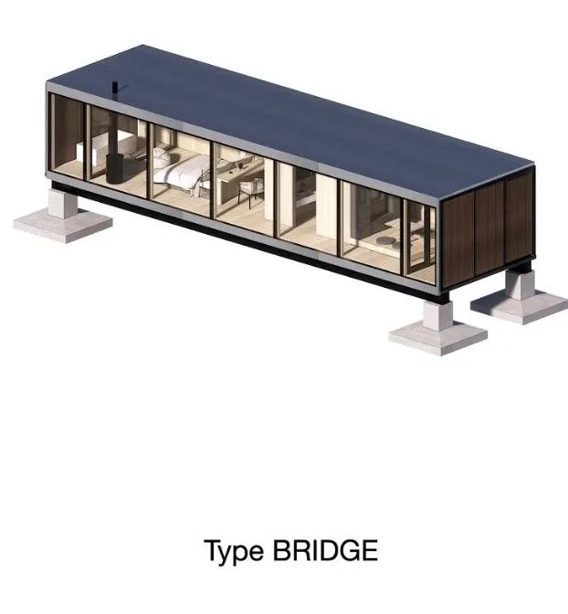 茶田里的悬浮木屋 千山云舍三峡木屋酒店