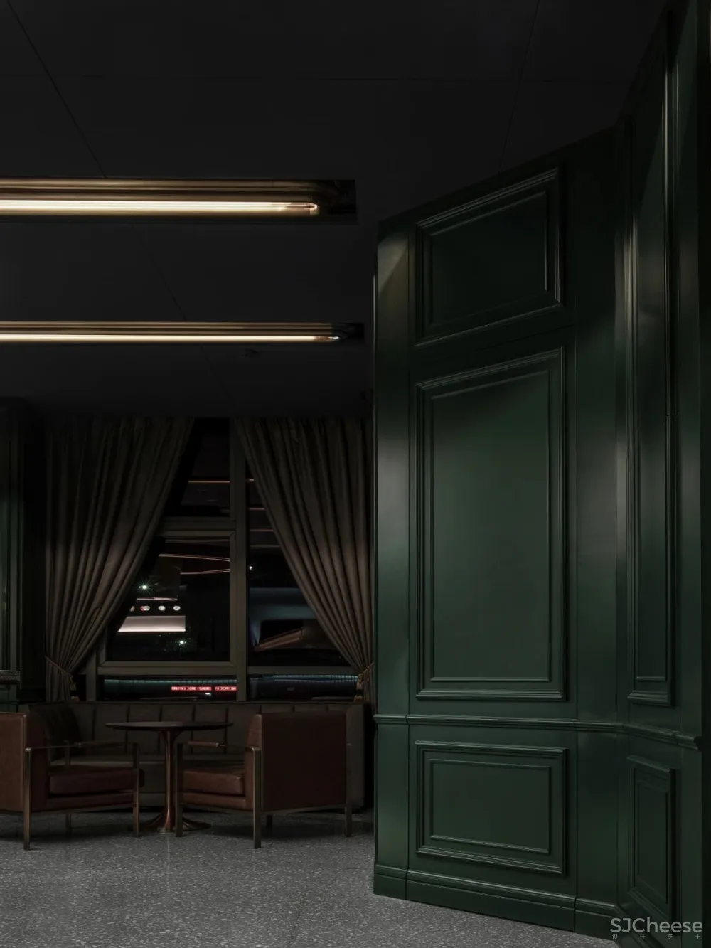 复古摩登的都市潮地,空间格调超有feel!