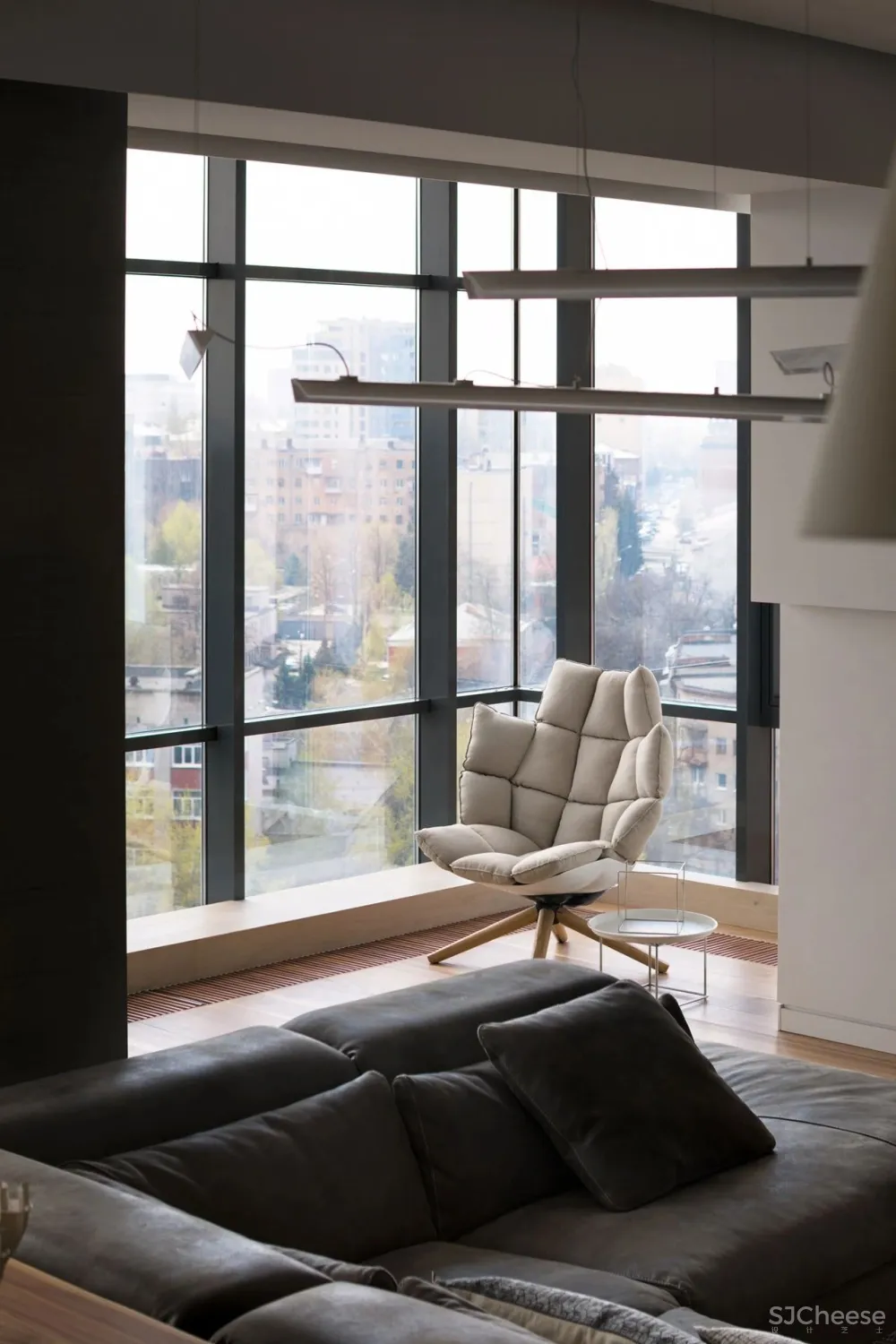 310㎡水泥灰 原木,质朴舒适!