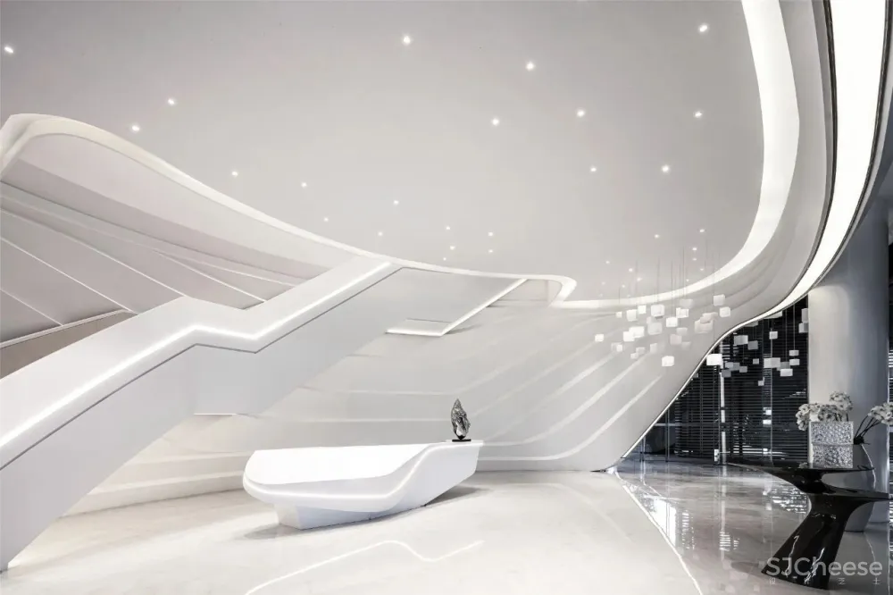 达观设计：纯净极简，行云流水间勾勒空间大美！