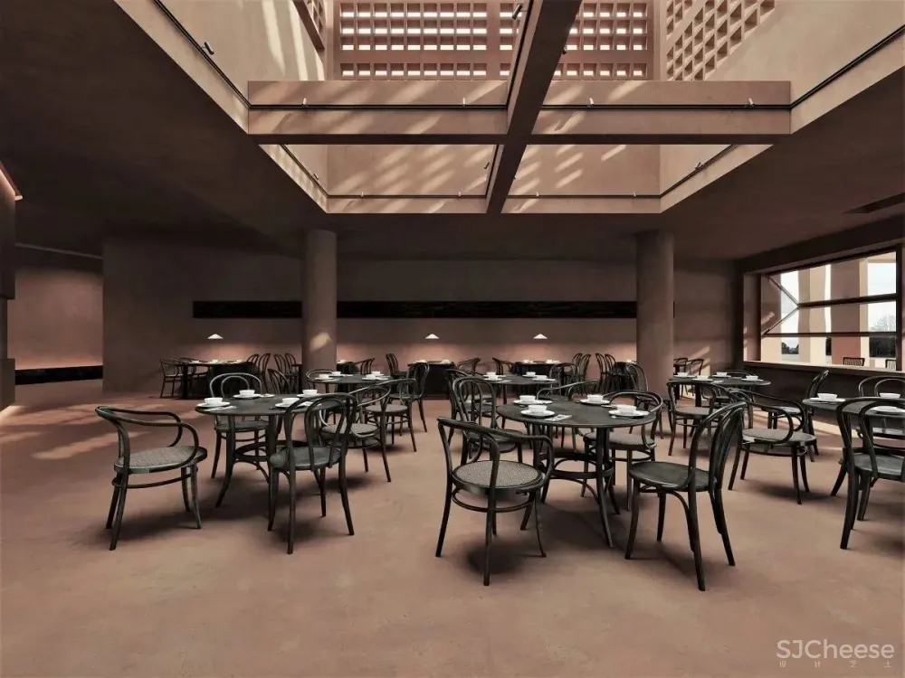 山谷餐厅,东方侘寂美学丨东形西见设计