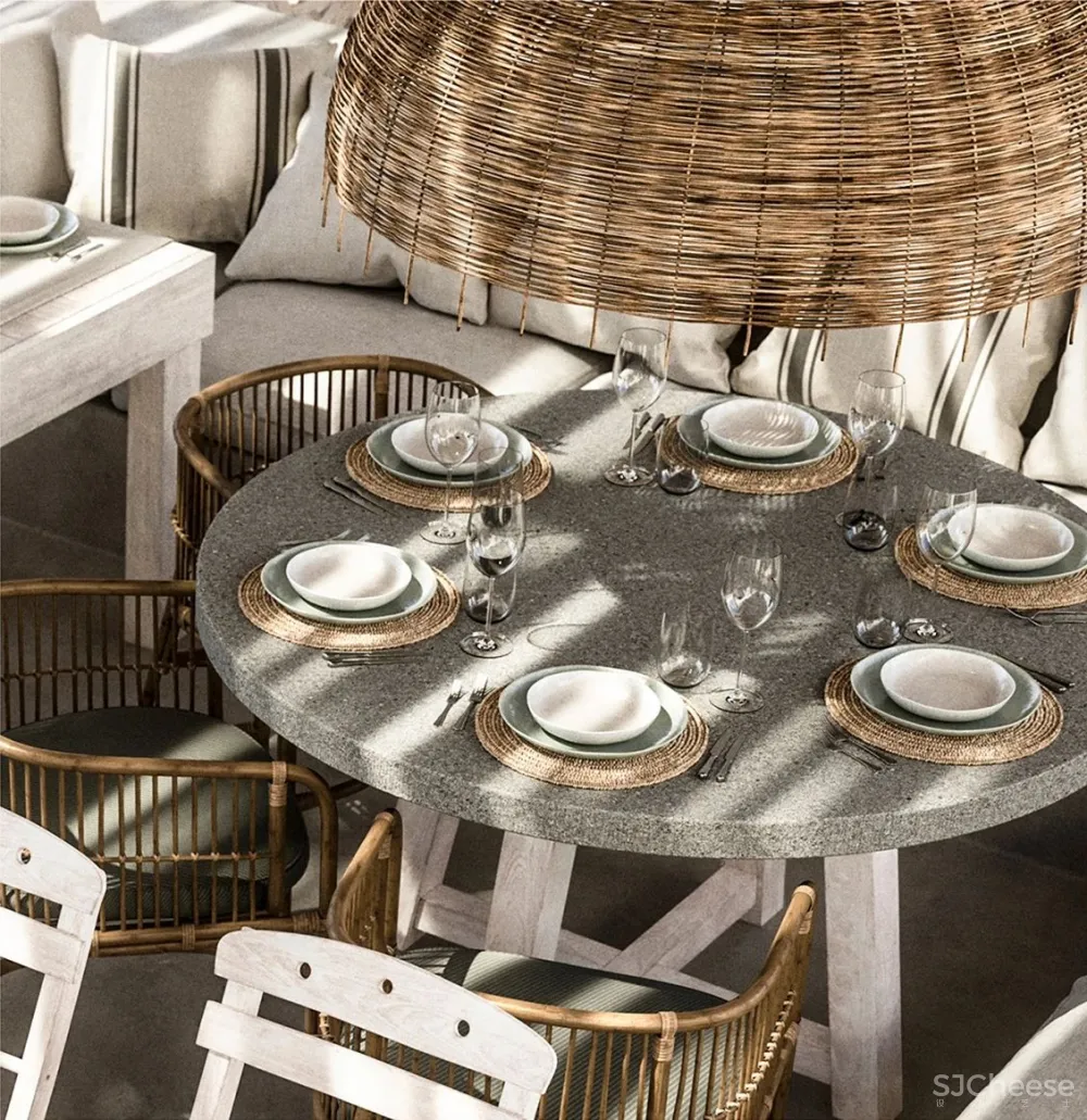 地中海风餐厅,用餐讲究的是环境与心情