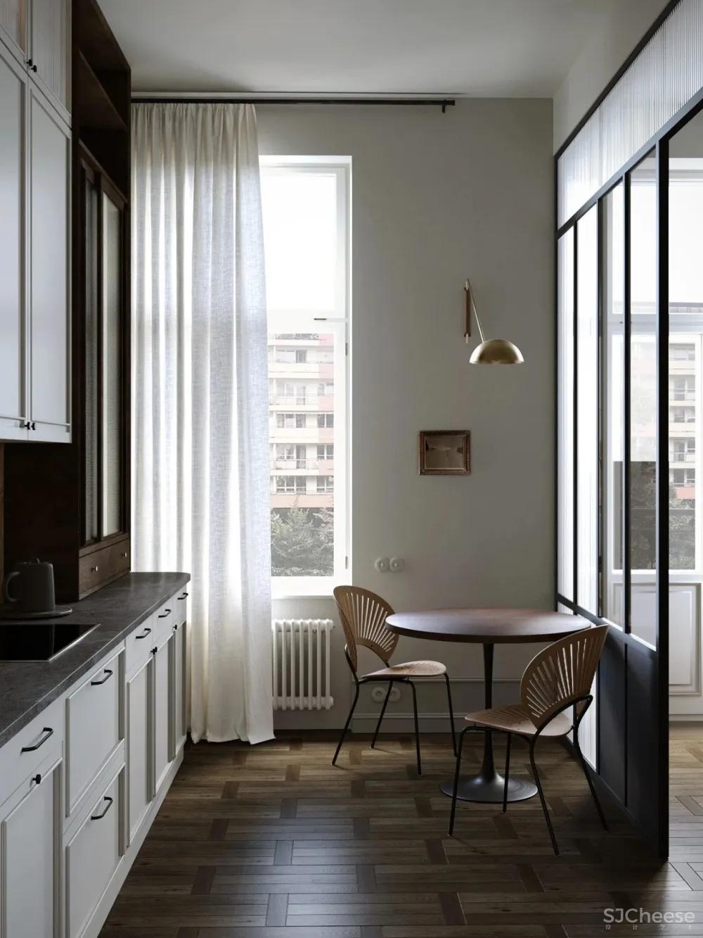 复古轻奢风,诗意般的美宅!