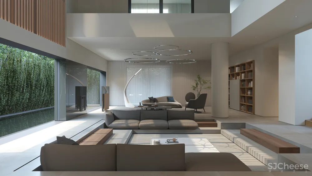 苏州980m²现代大宅,向美而生!