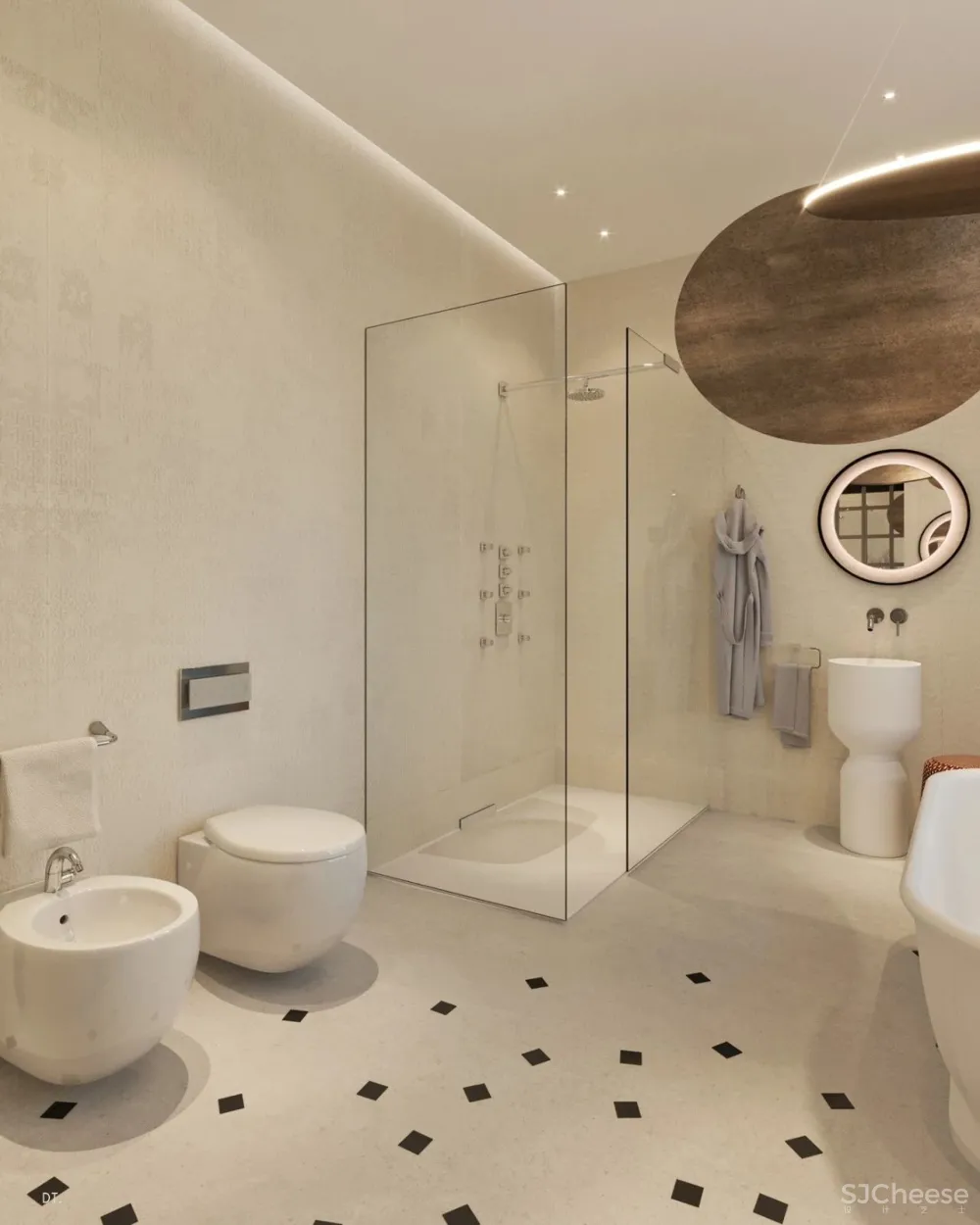 轻奢之美 丨一个空间,两个方案