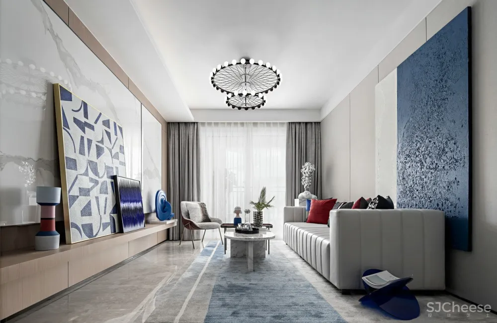 收集着夏季的色彩，刻画空间的美，时尚而又高级的生活美学气息。
