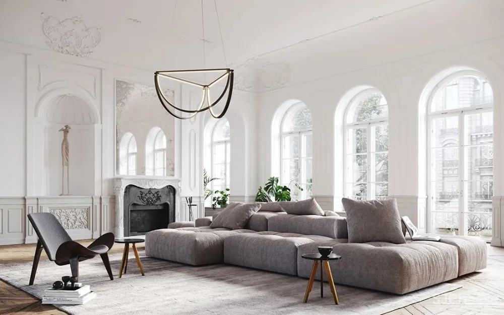 华而不奢当代艺术糅合欧式经典