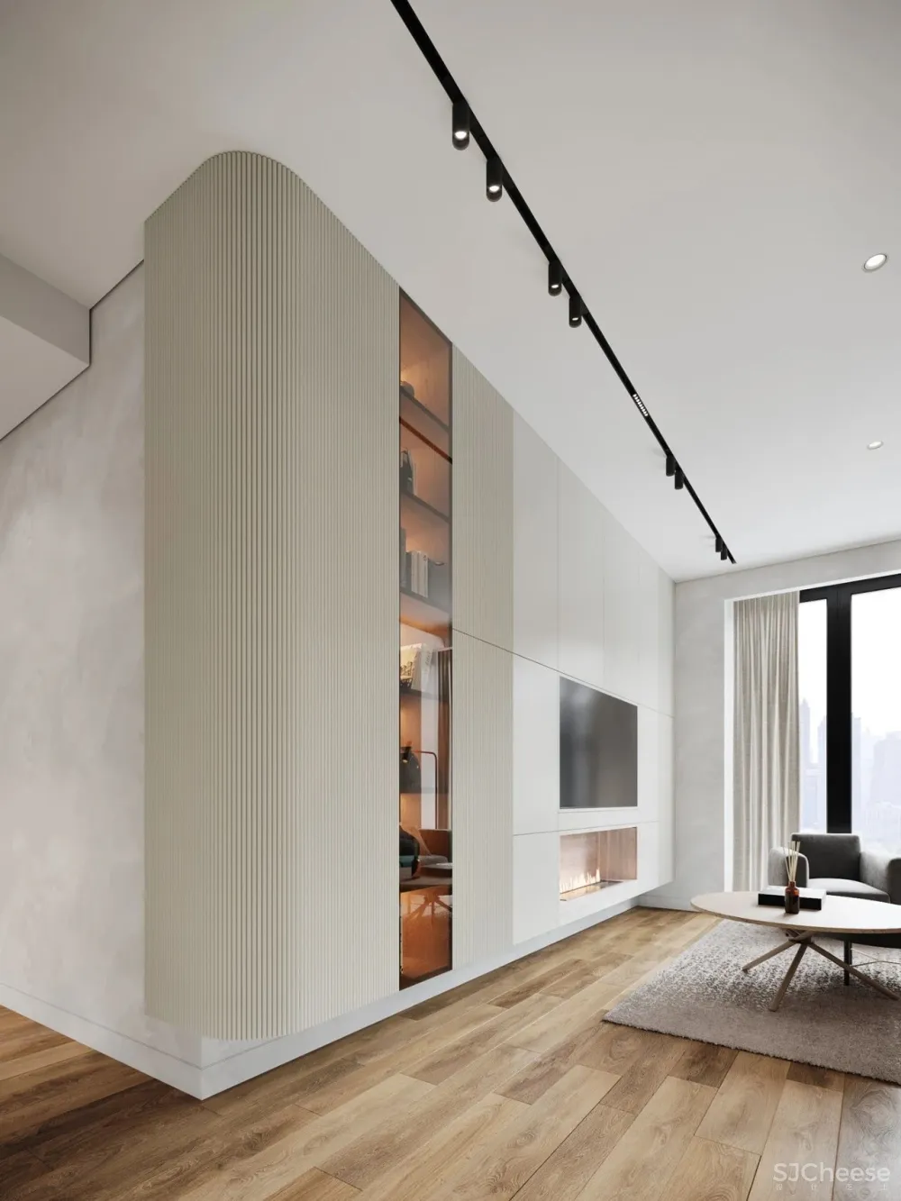 88㎡现代素雅,简单的,更有范!