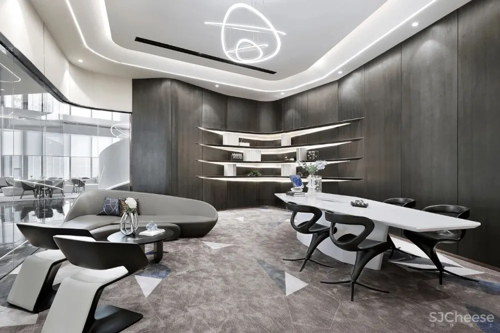 天鼓设计:线条的韵律,极简空间的秩序美学