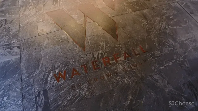 大尺度22米高人工瀑布 顶层无边泳池 生态豪宅新玩法