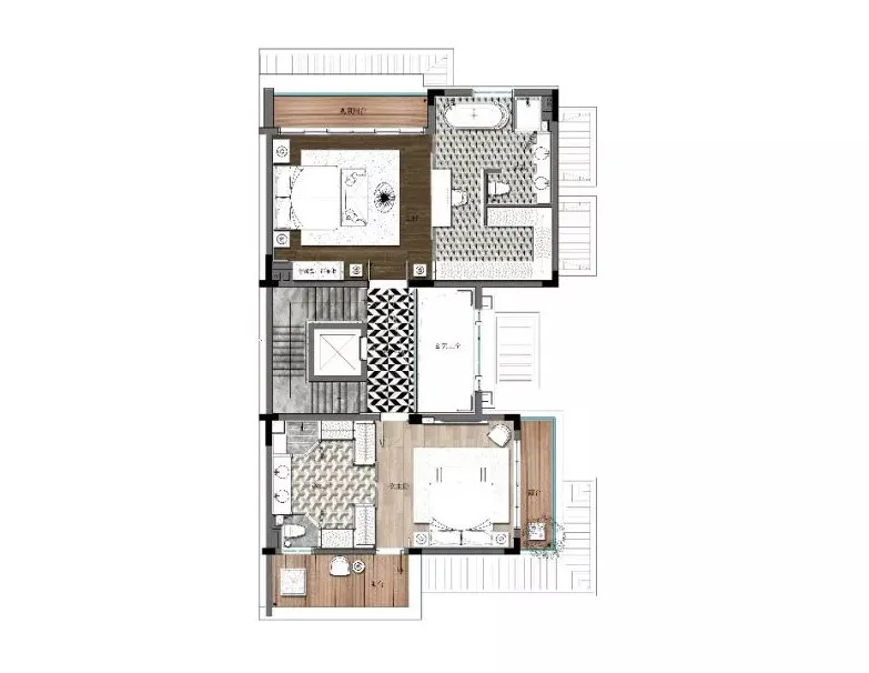 奢华别墅样板间，注入现代生活的美感！