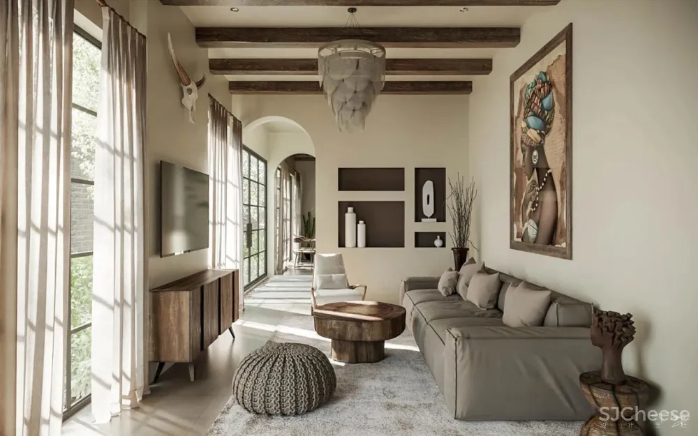 休闲风家居宅,每一个空间都是那么美!