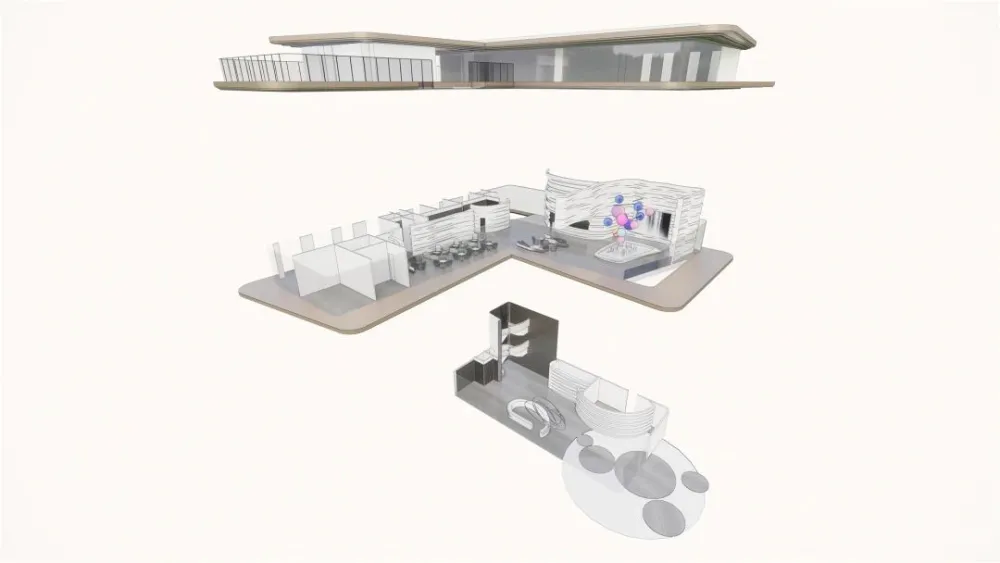 和谐韵律演绎售楼空间刚性之美 |EH DESIGN 易和