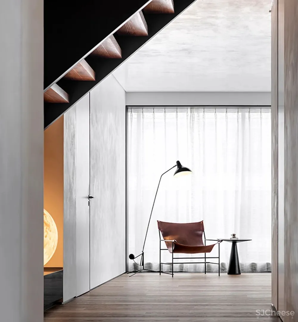 方磊 上海 555 m² 黄浦江畔顶层复式,大道至简,安静优雅!