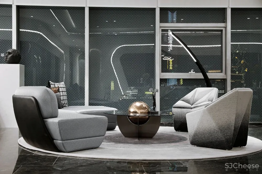 天鼓设计:线条的韵律,极简空间的秩序美学