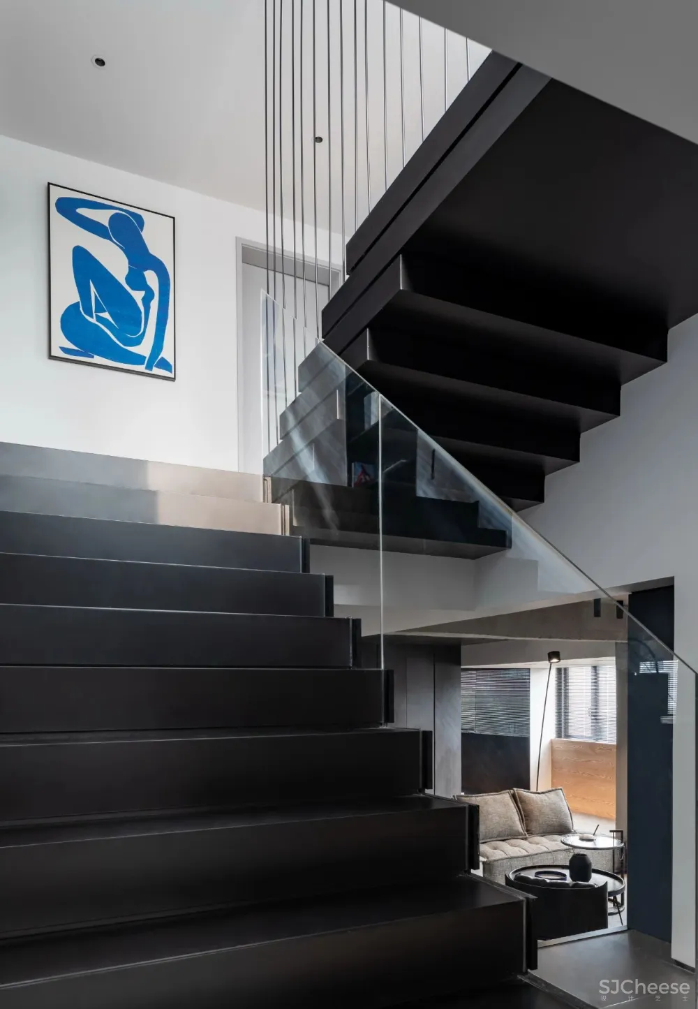 裸墙搭配天然石皮,打造绝美复式空间 云行设计