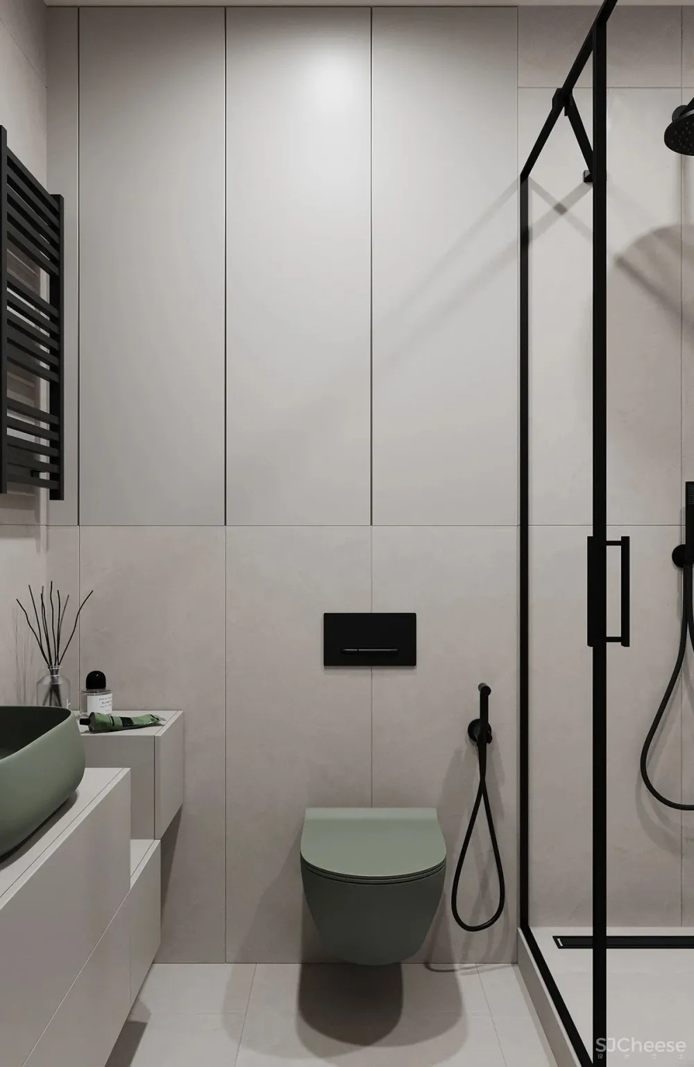 80㎡ 的极简公寓,原木与大白墙构成的舒适空间