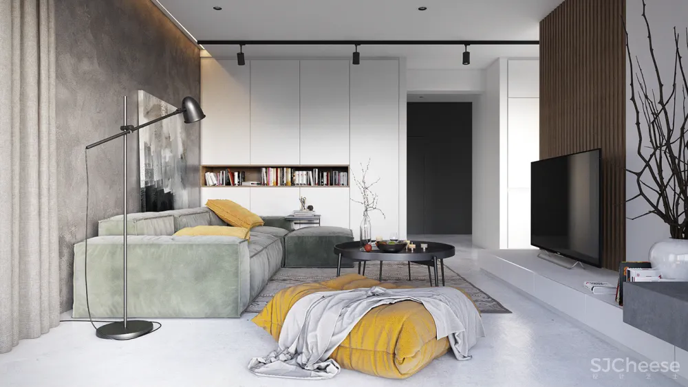 49㎡小公寓,教科书般的设计!