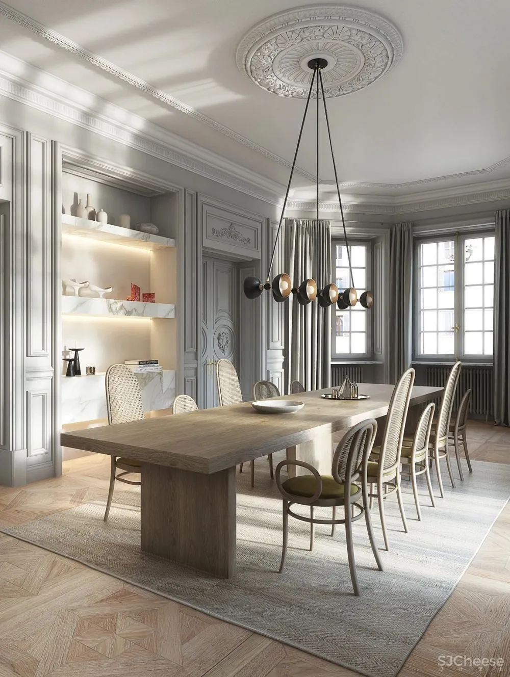 华而不奢当代艺术糅合欧式经典