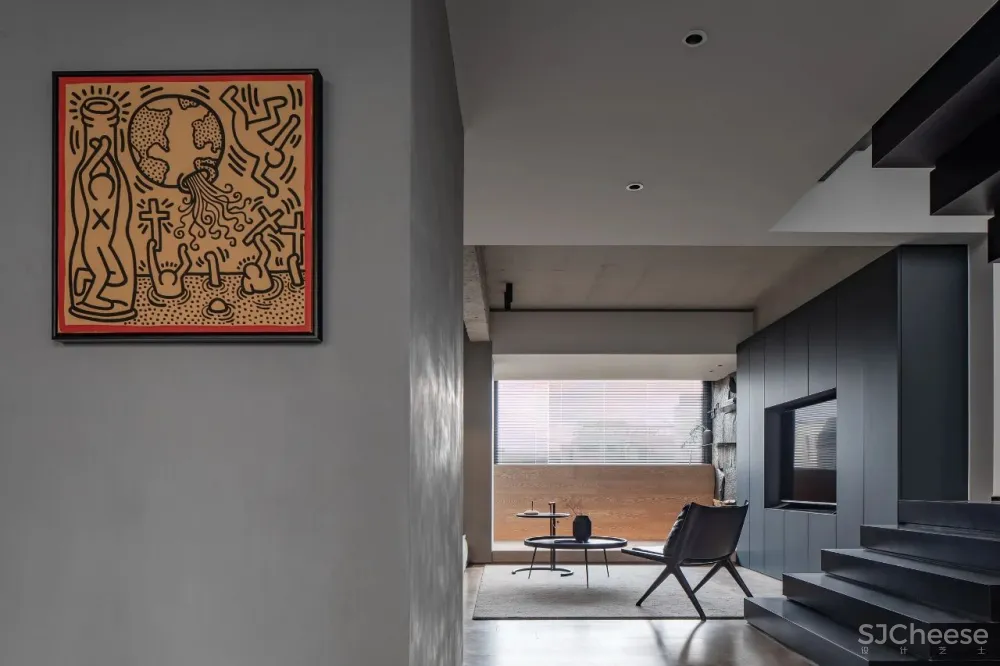 裸墙搭配天然石皮,打造绝美复式空间 云行设计