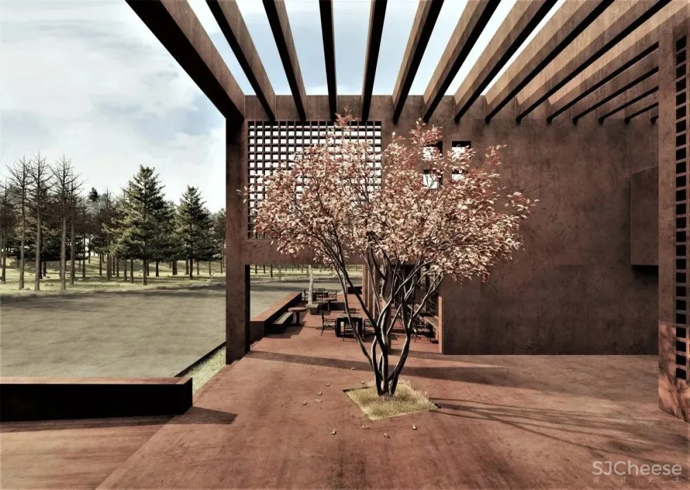 山谷餐厅,东方侘寂美学丨东形西见设计