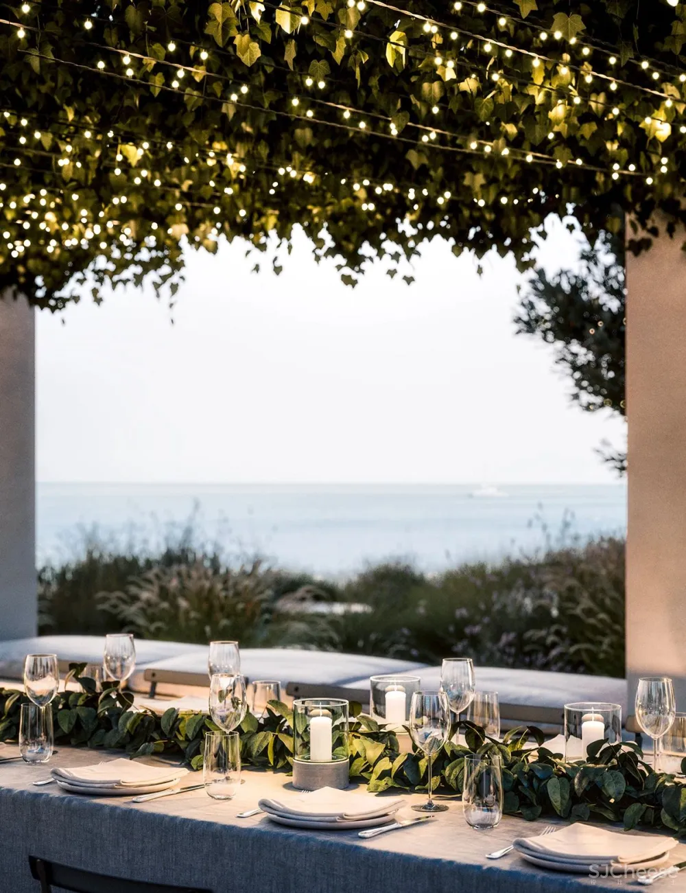 地中海风餐厅,用餐讲究的是环境与心情