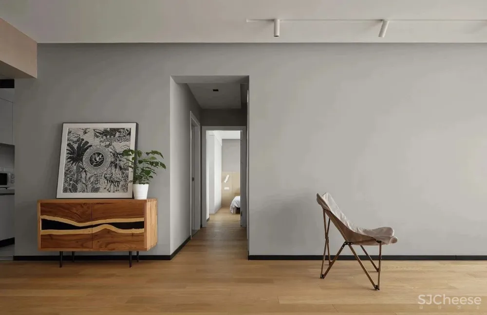 二胎之家的76㎡两居室,客厅竟看上去空无一物,简约舒适、收纳超多……