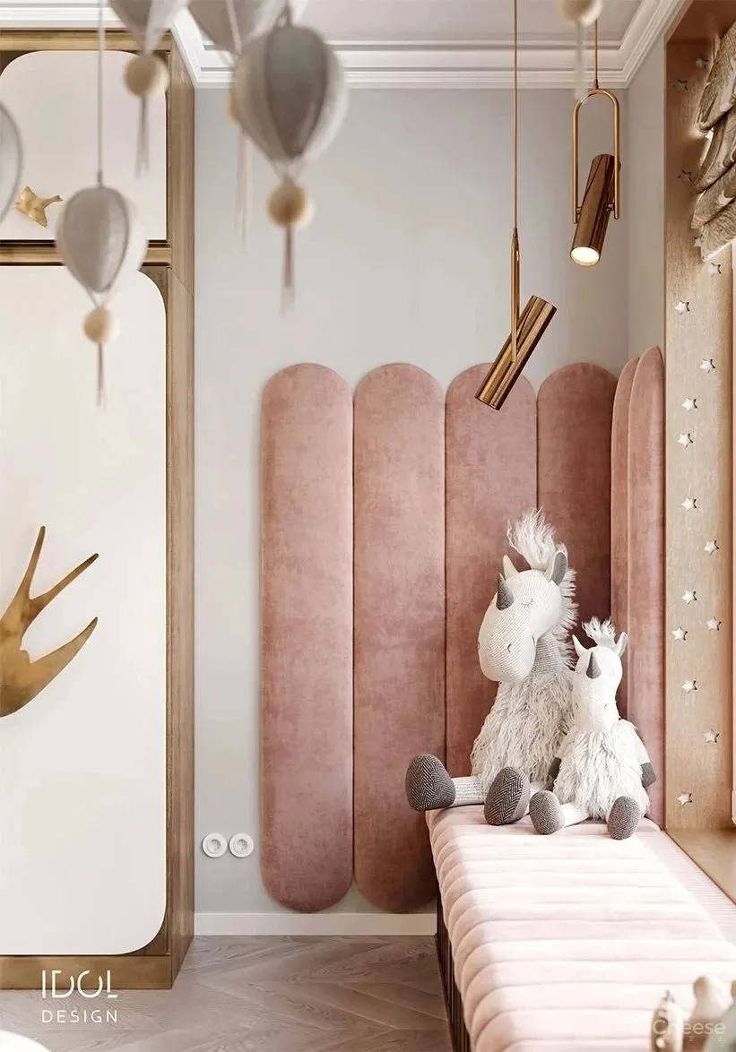 122m²轻奢私宅,红与黑,竞芳菲