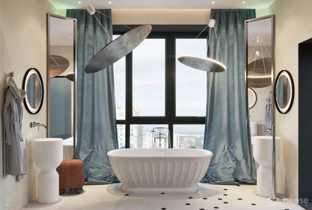 轻奢之美 丨一个空间,两个方案