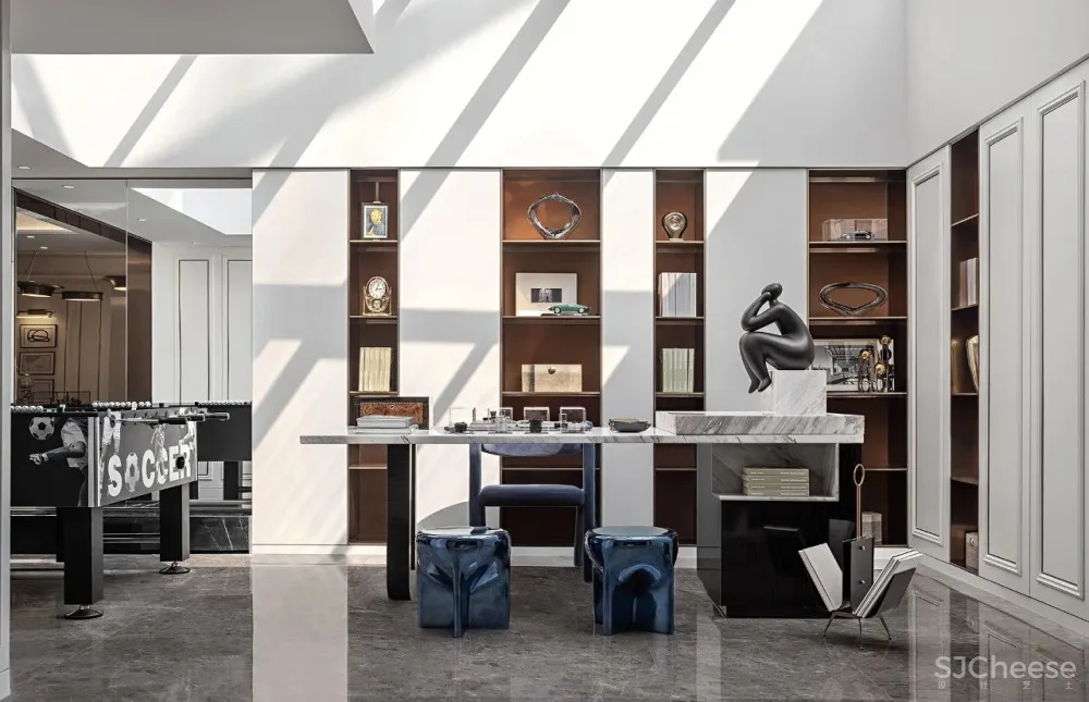 伶居设计:396㎡温雅艺术大宅,舒意生活,比诗浪漫!