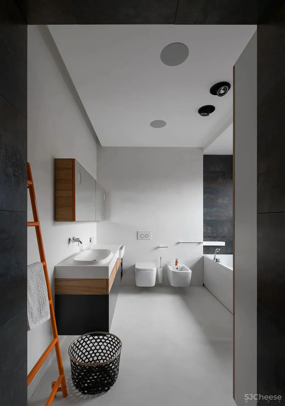 310㎡水泥灰 原木,质朴舒适!