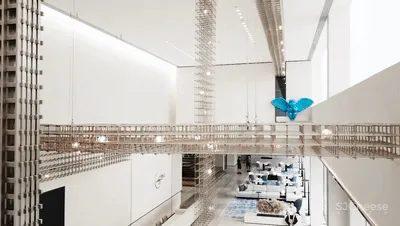 JLa设计 × 保利云上销售中心:倒转一座城,悬挂云端