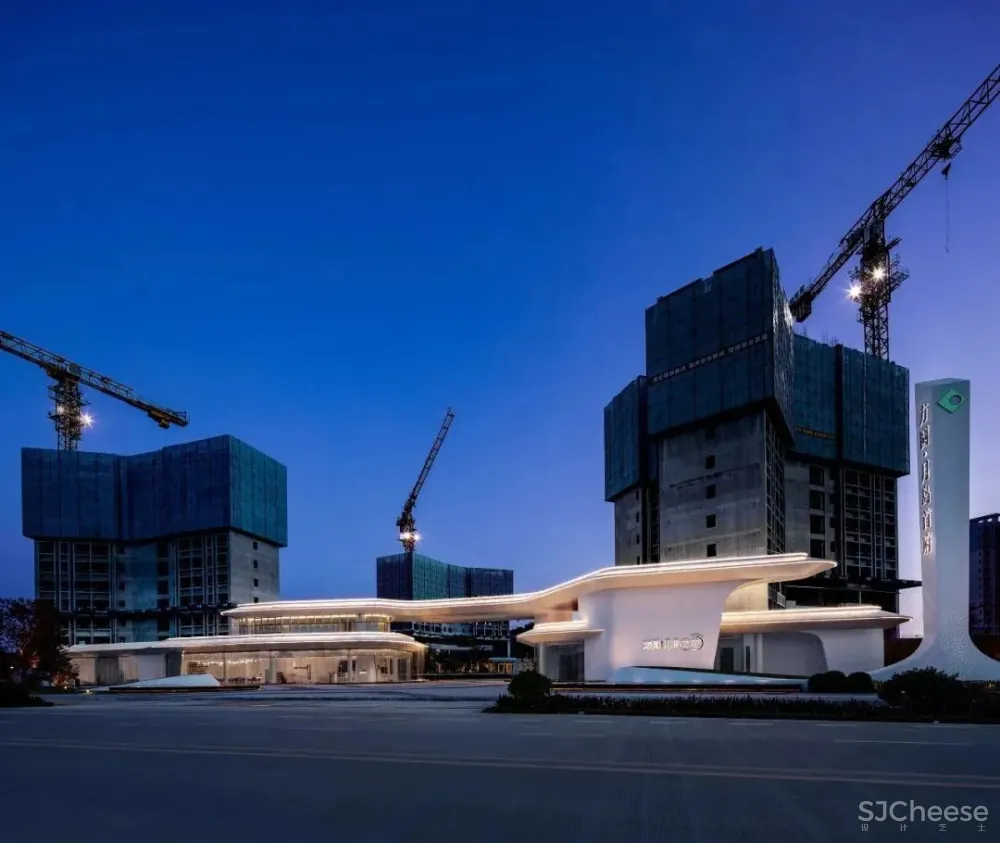 方圆珠海月岛销售中心一场纯粹未来美学体验 方圆建筑设计