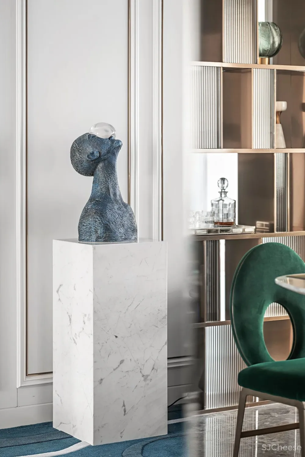 伶居设计:396㎡温雅艺术大宅,舒意生活,比诗浪漫!