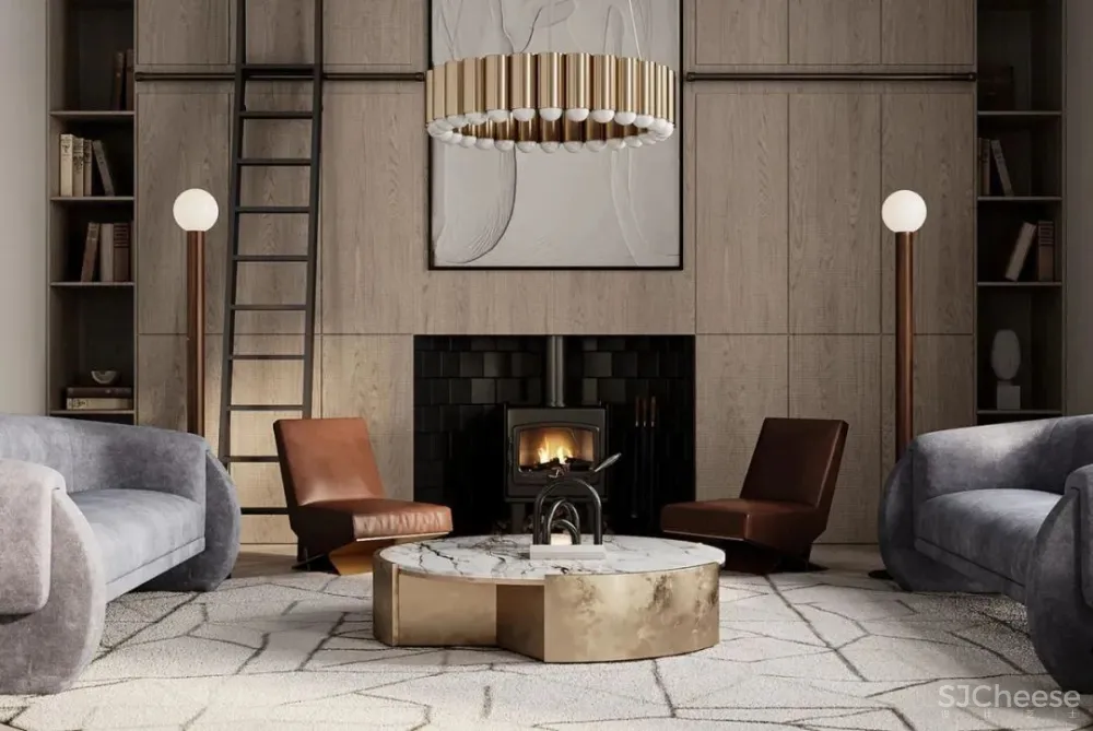 温暖原木色,色彩与纹理和谐交融!