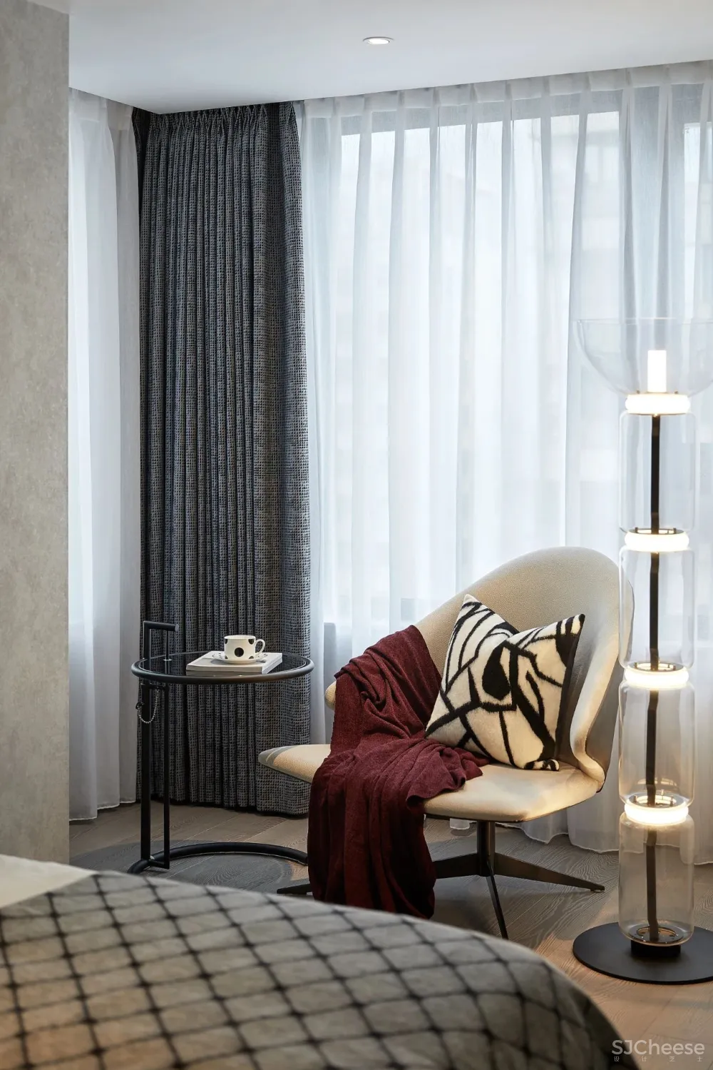 色彩与材质的艺术,现代摩登气息的一方天地 忱意设计