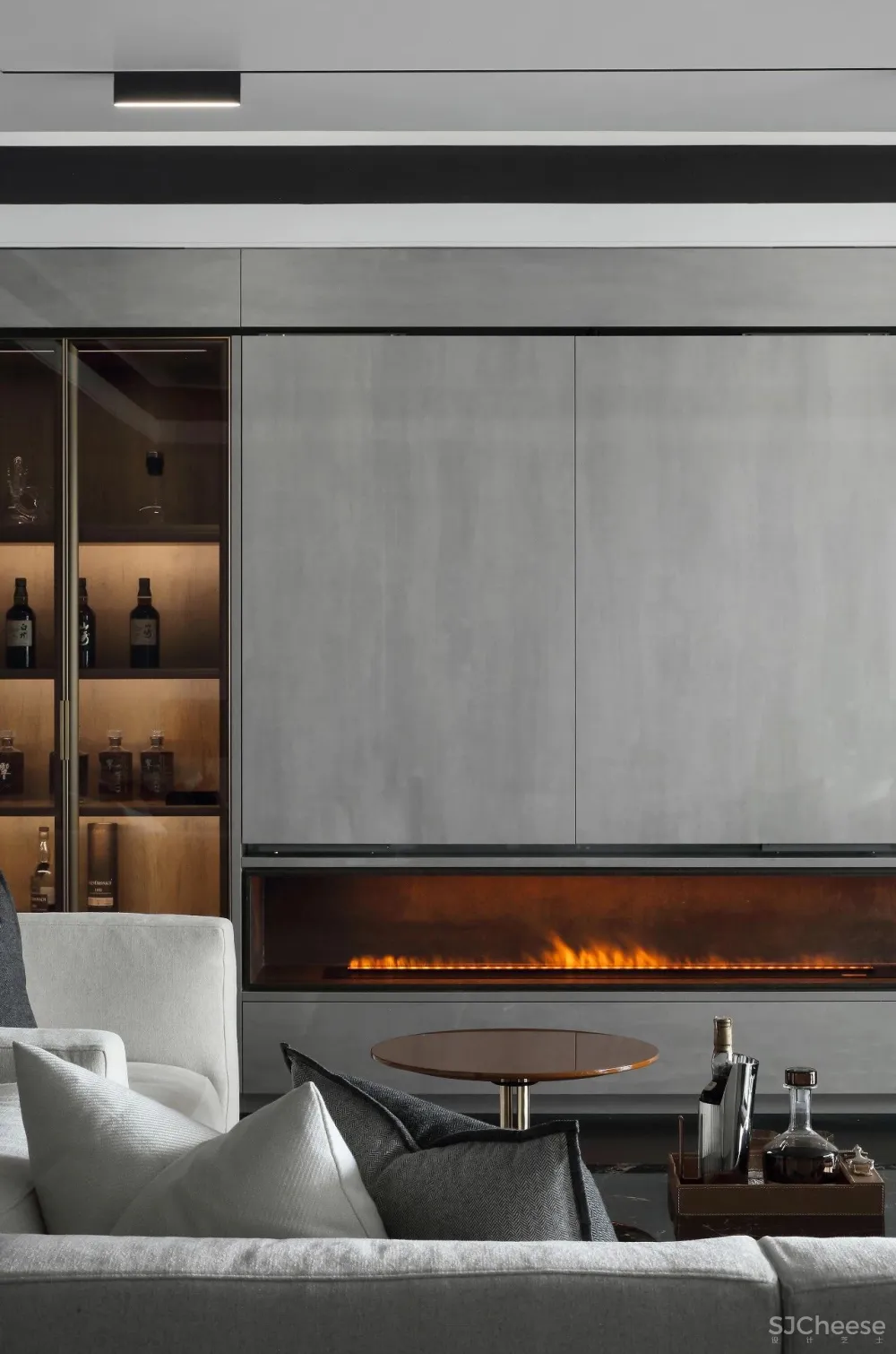 轻奢雅灰美宅:转了半个地球的沪上业主直言,好的地方还是家