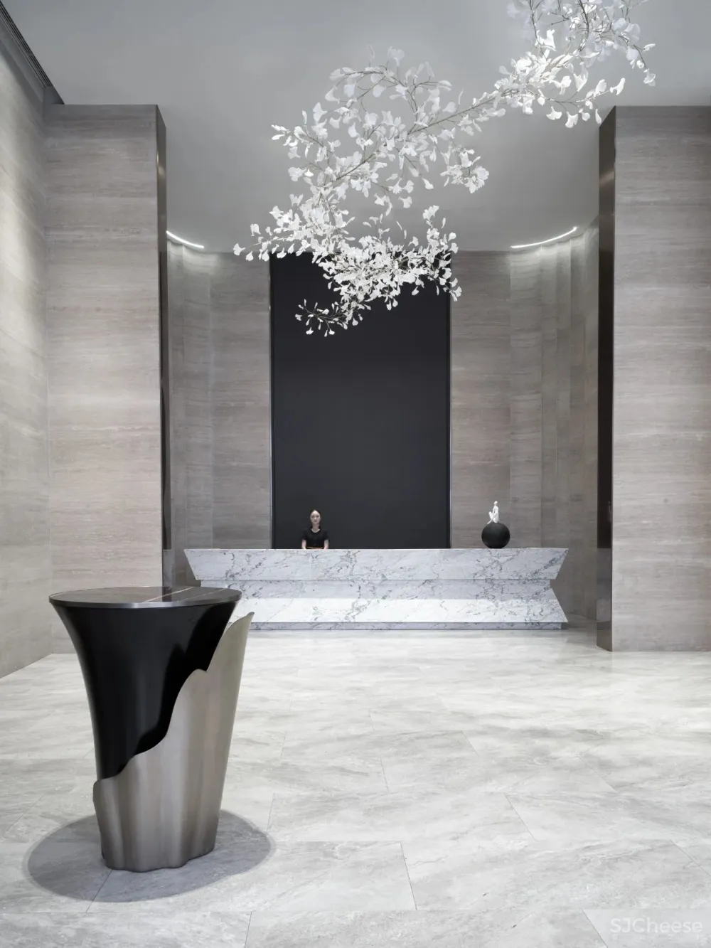 几朵设计 曲线悠游处,光影照花筑