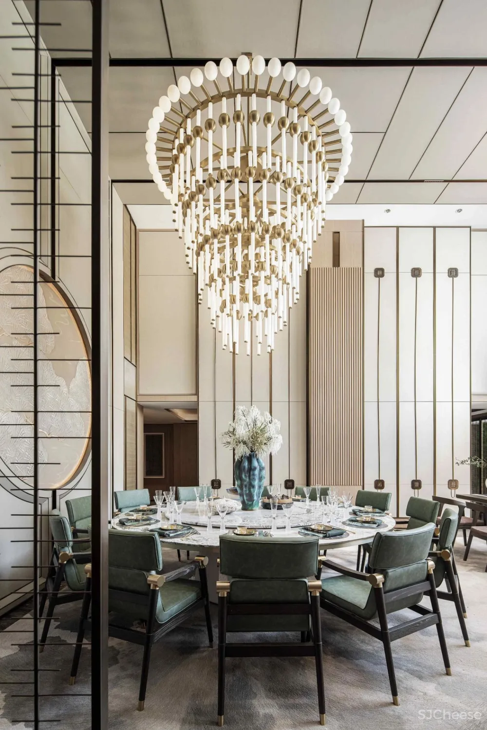 矩阵纵横：568m²中式合院，雅致轻奢